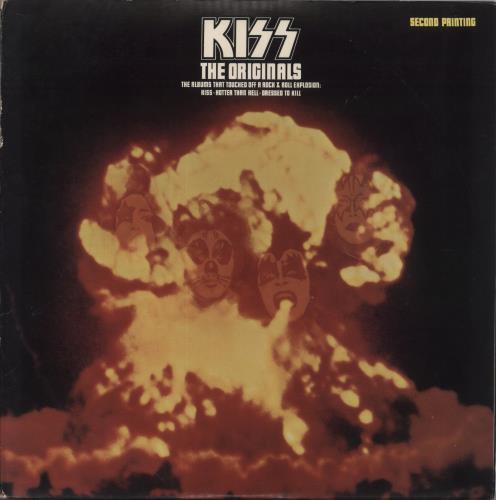 Kiss The Originals - Second Printing US vinyl LP album (LP